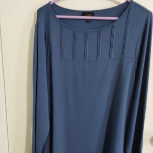 J.Jill Size XL Slate Blue Crew neck Tunic